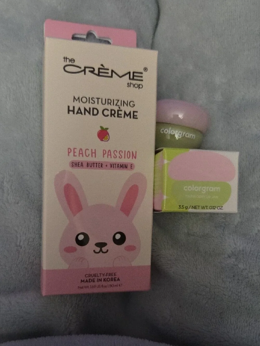 Peach Passion Hand Crème - Pink Colorgram Lip Jam NWOT